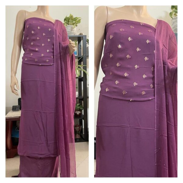 Georgette salwar material ( M 1562)