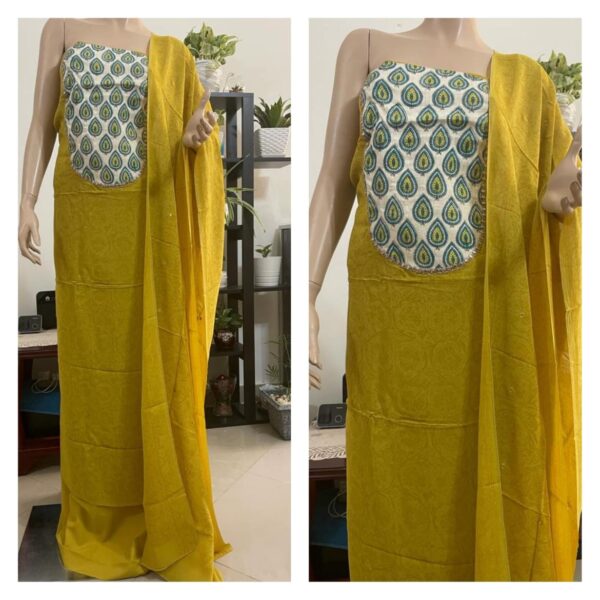 Georgette salwar material (M 1564)