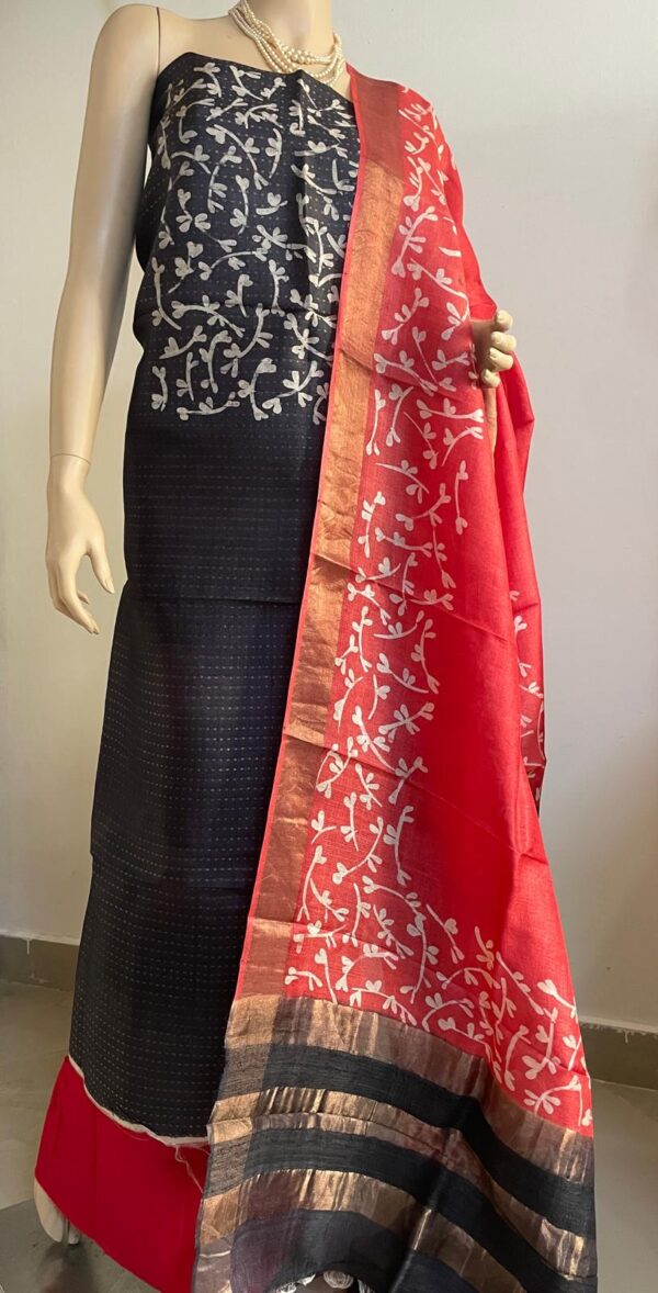 Tussar silk material M 4259